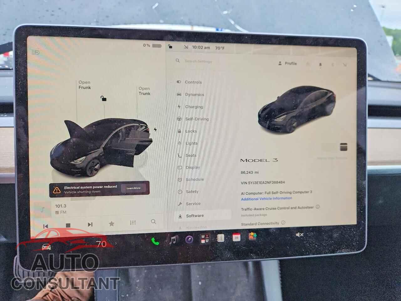 TESLA MODEL 3 2022 - 5YJ3E1EA2NF368484