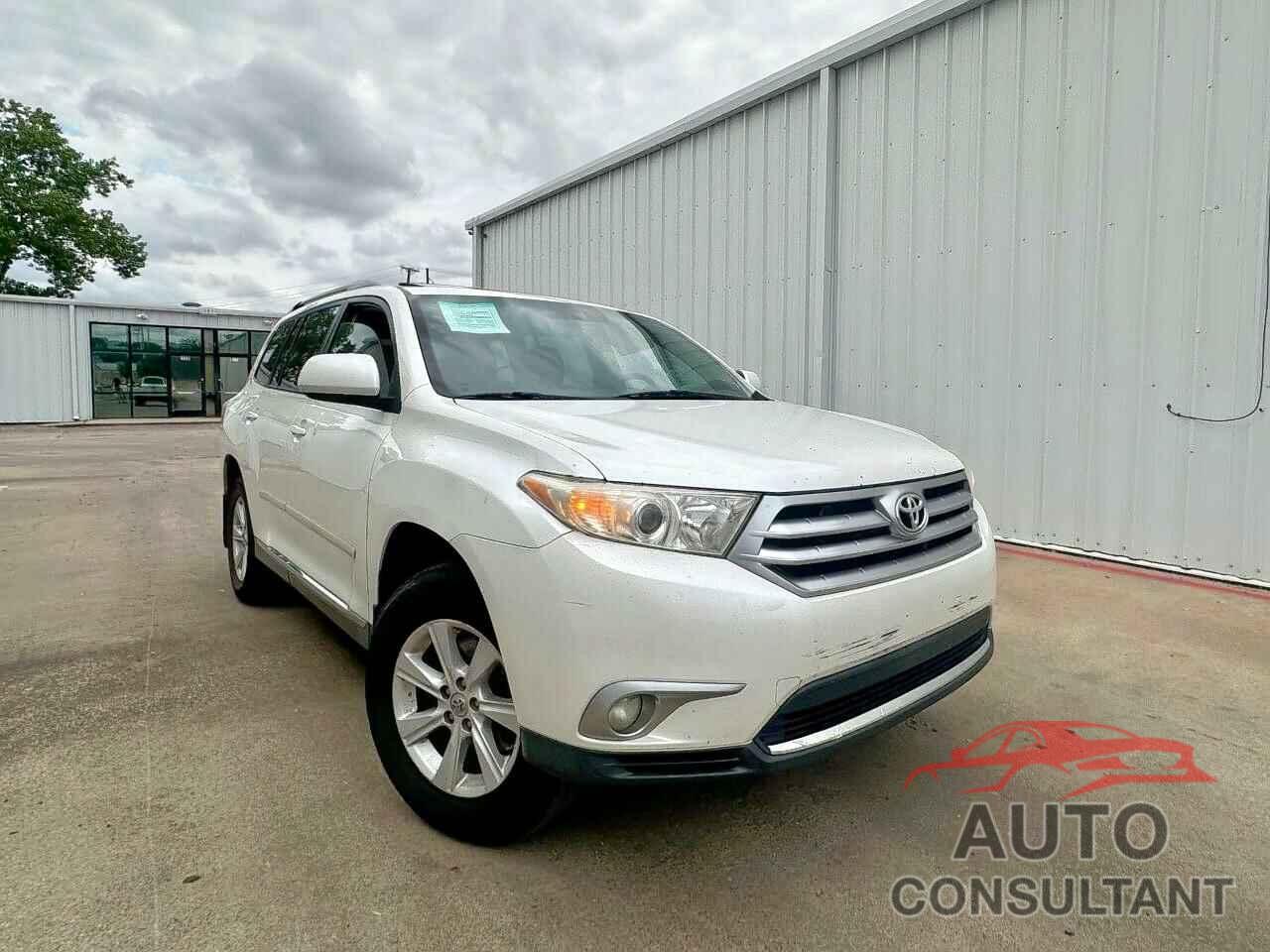 TOYOTA HIGHLANDER 2012 - 5TDZK3EH0CS061593