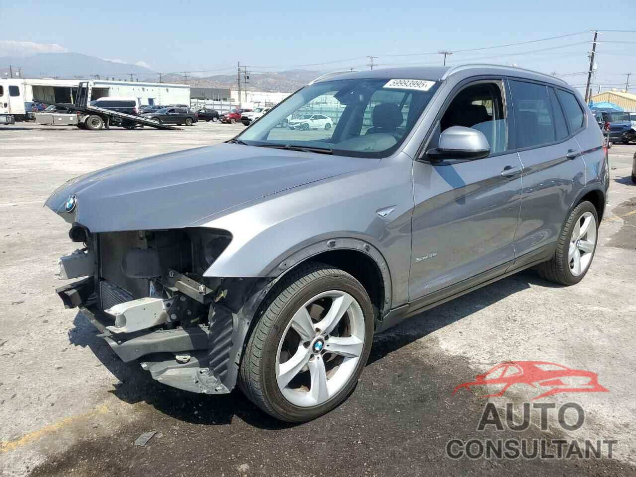 BMW X3 2017 - 5UXWZ7C39H0X41692