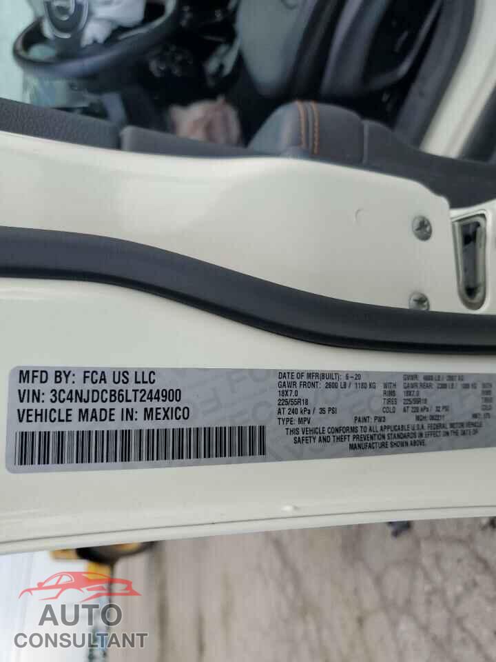 JEEP COMPASS 2020 - 3C4NJDCB6LT244900