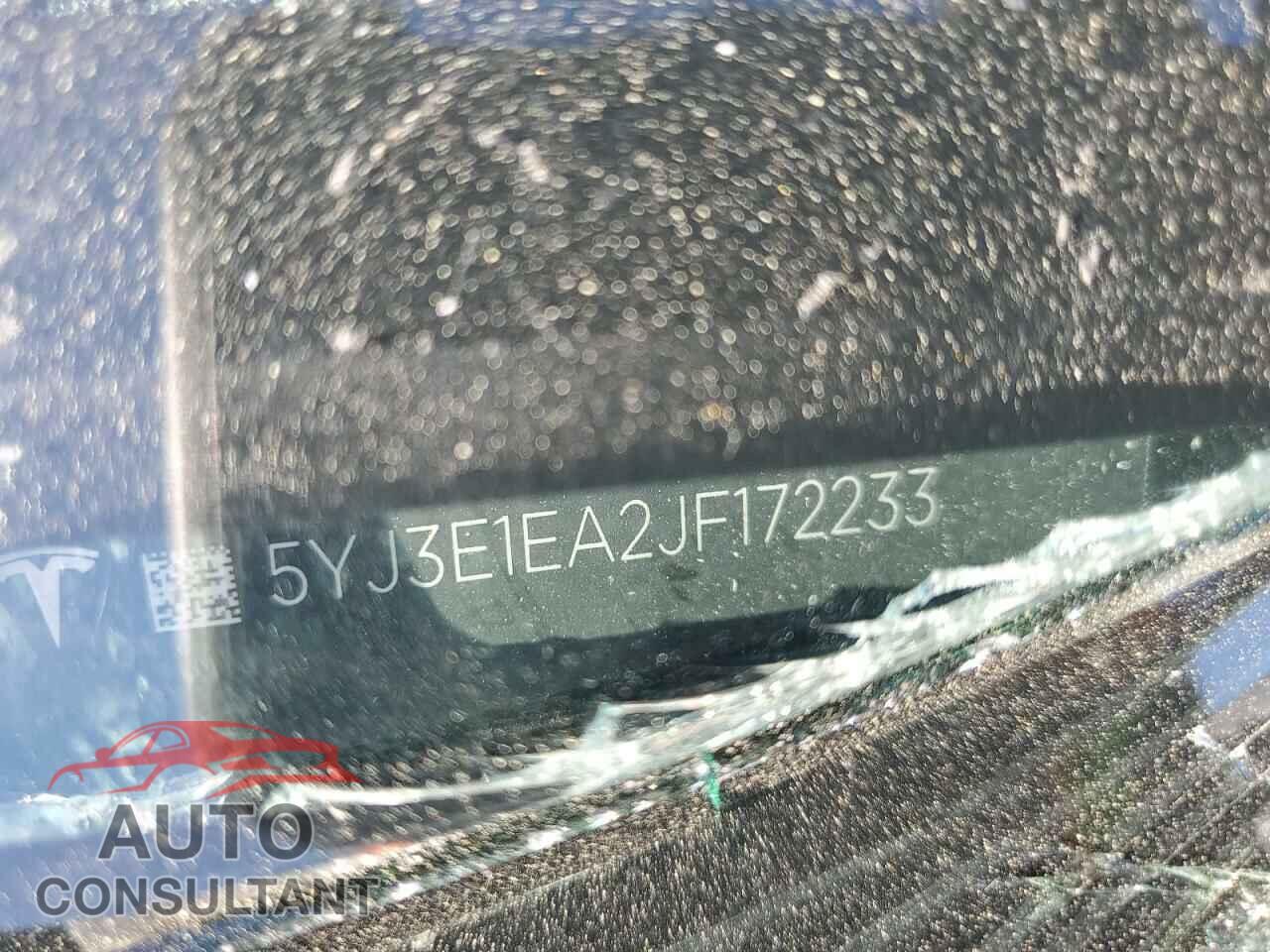TESLA MODEL 3 2018 - 5YJ3E1EA2JF172233