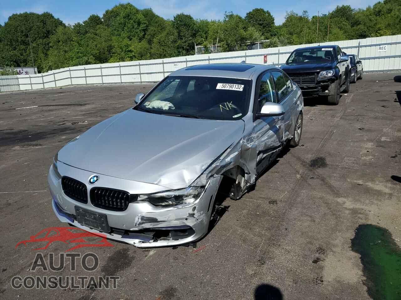 BMW 3 SERIES 2016 - WBA8E3G5XGNU04358