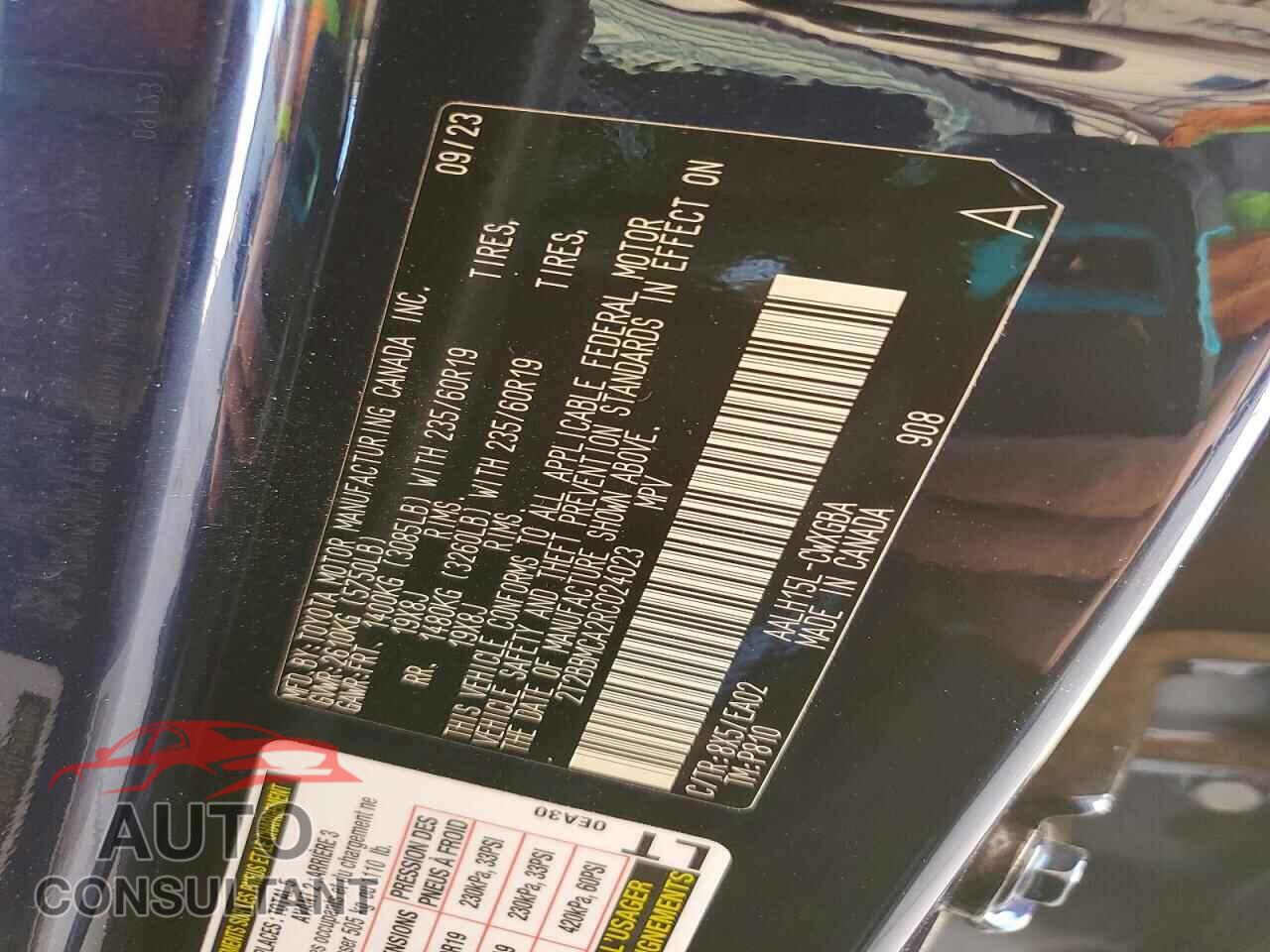 LEXUS UNKNOWN 2024 - 2T2BBMCA2RC024023
