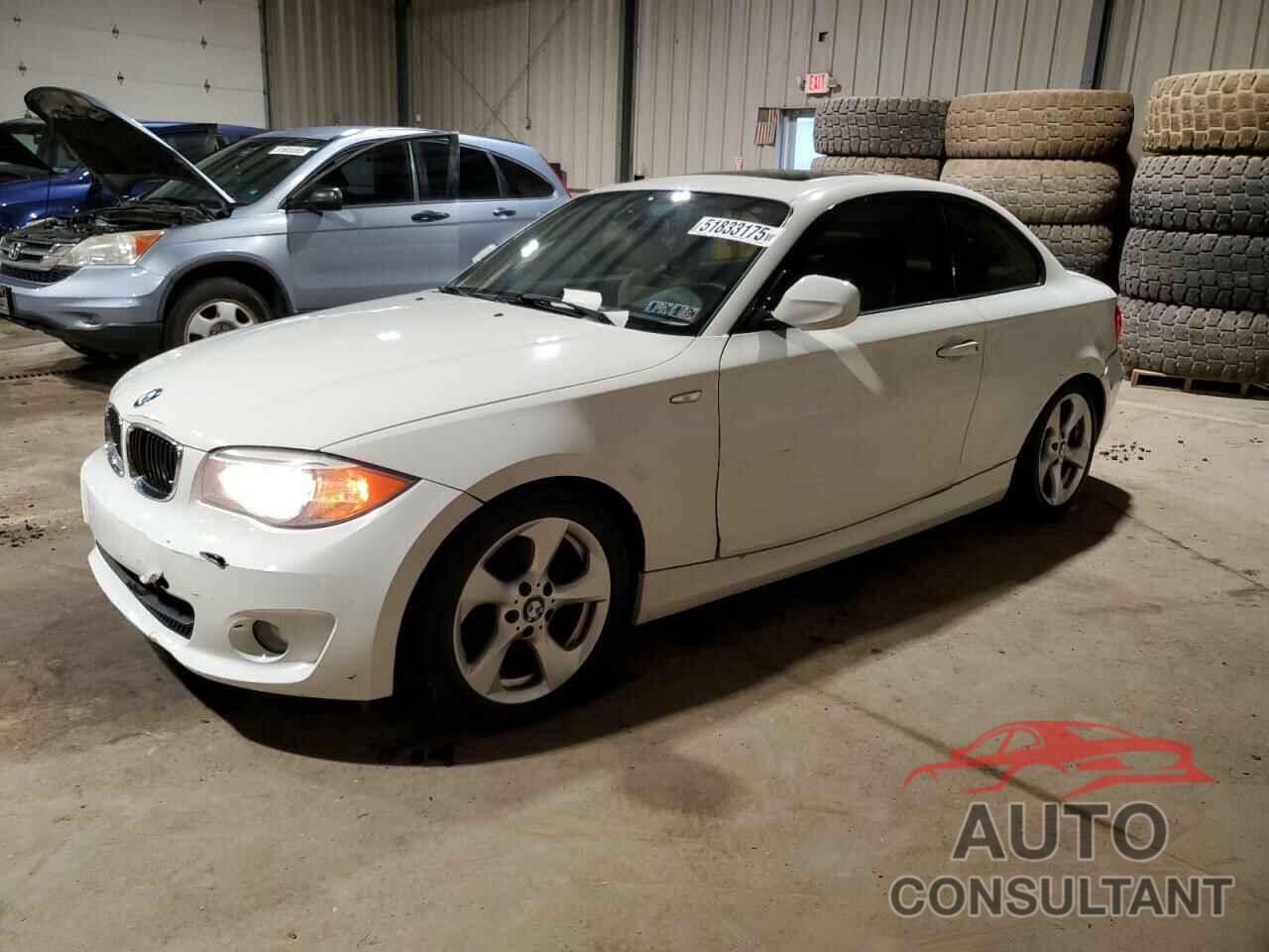 BMW 1 SERIES 2012 - WBAUP9C58CVL91704