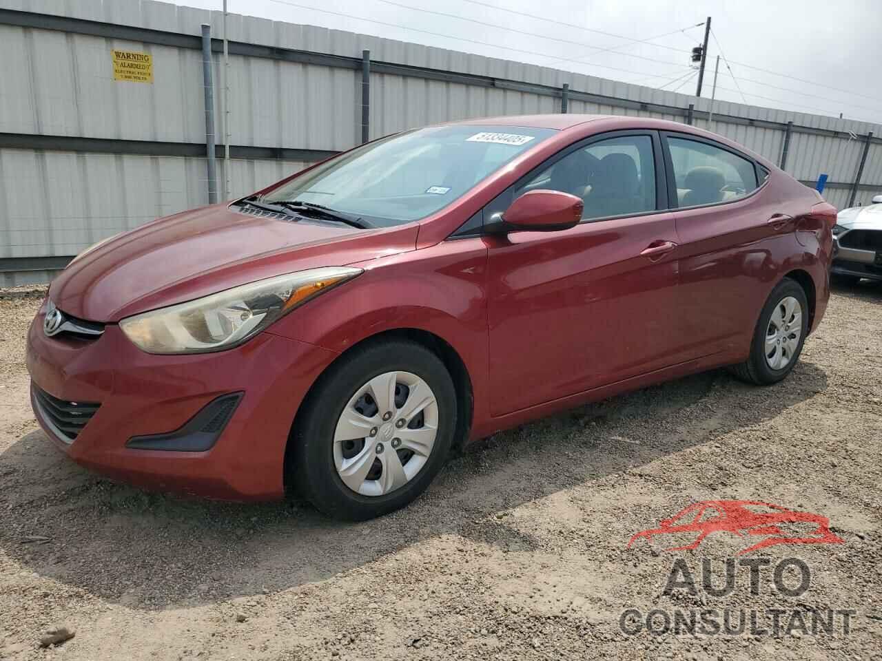 HYUNDAI ELANTRA 2016 - 5NPDH4AE7GH759981