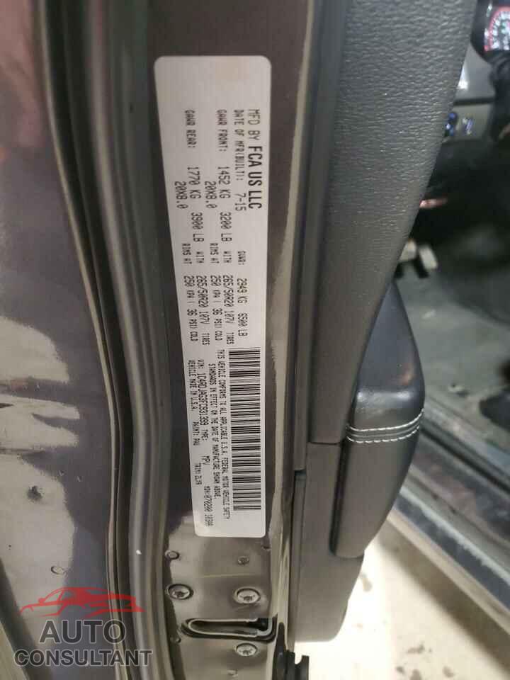 DODGE DURANGO 2015 - 1C4RDJAG3FC931399