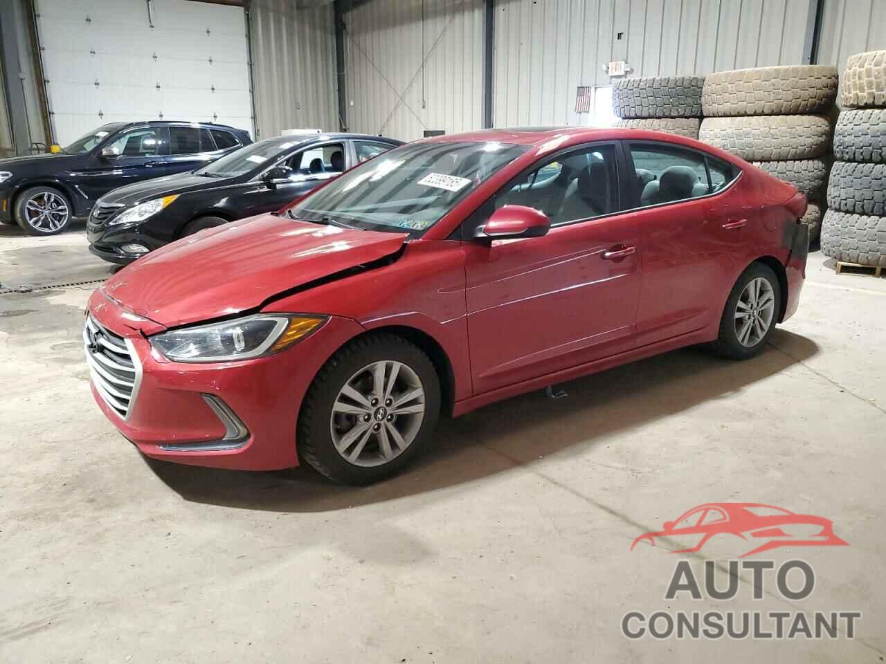 HYUNDAI ELANTRA 2018 - KMHD84LF8JU495216
