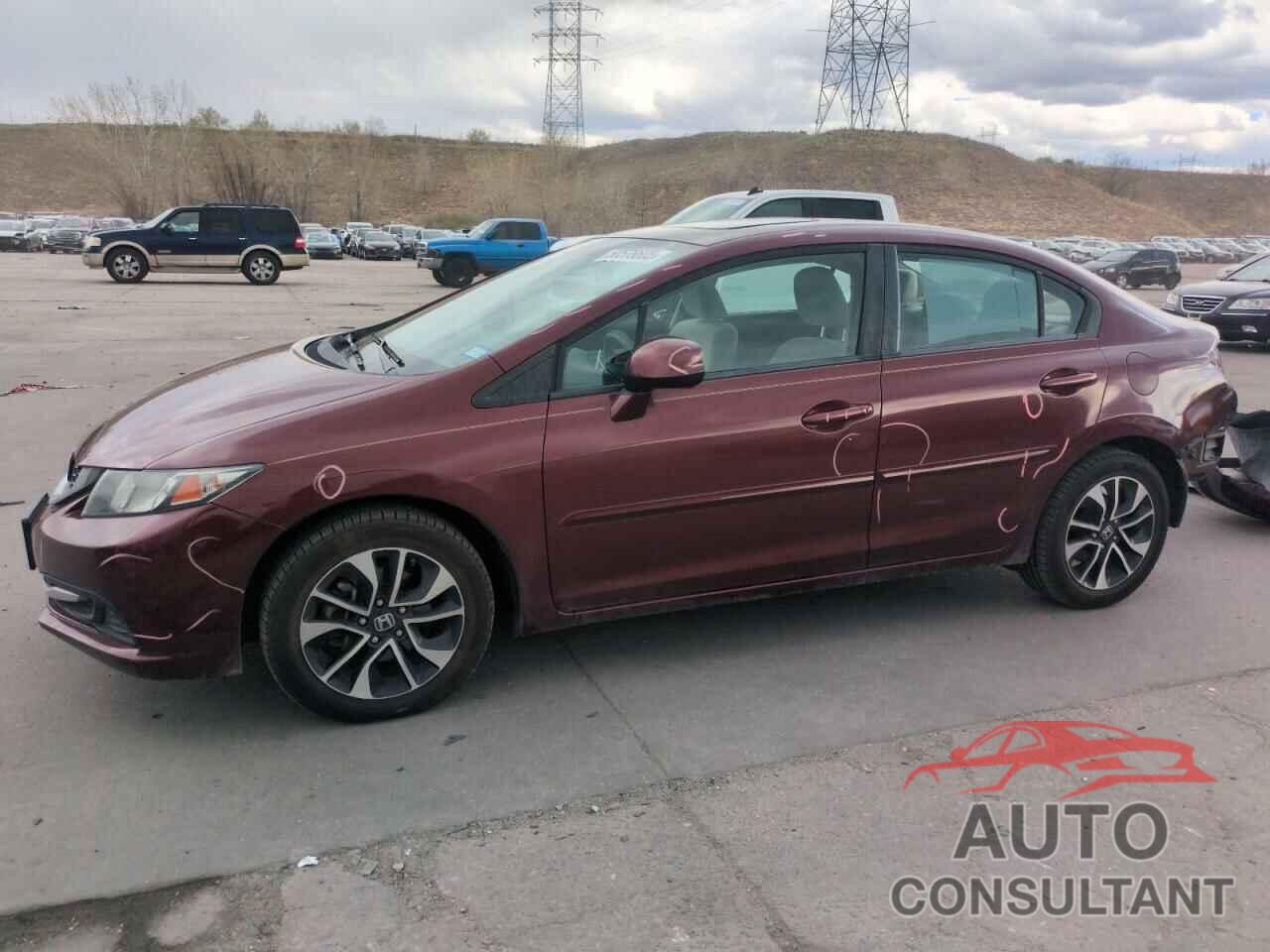 HONDA CIVIC 2013 - 2HGFB2F8XDH511635
