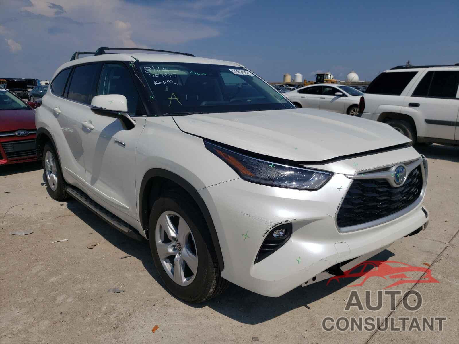 TOYOTA HIGHLANDER 2021 - 5TDZARAH5MS507217