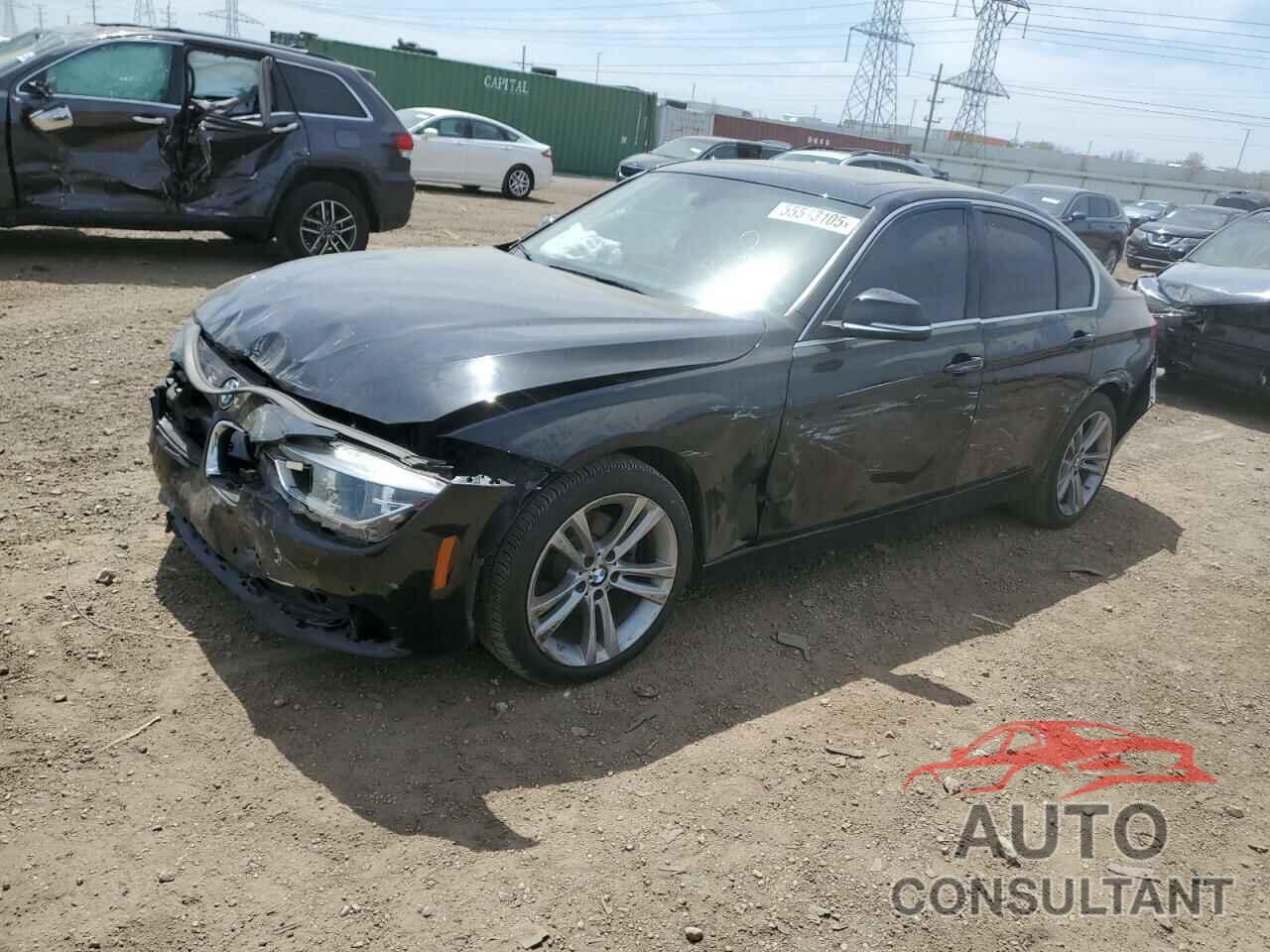 BMW 3 SERIES 2017 - WBA8D9G52HNU58566