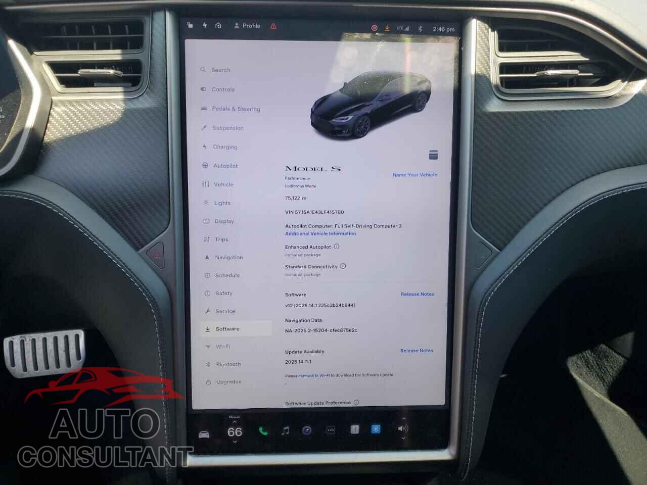 TESLA MODEL S 2020 - 5YJSA1E43LF415780