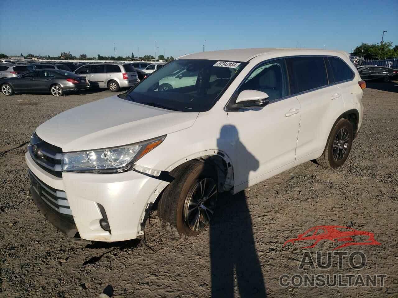 TOYOTA HIGHLANDER 2018 - 5TDZZRFH1JS255205