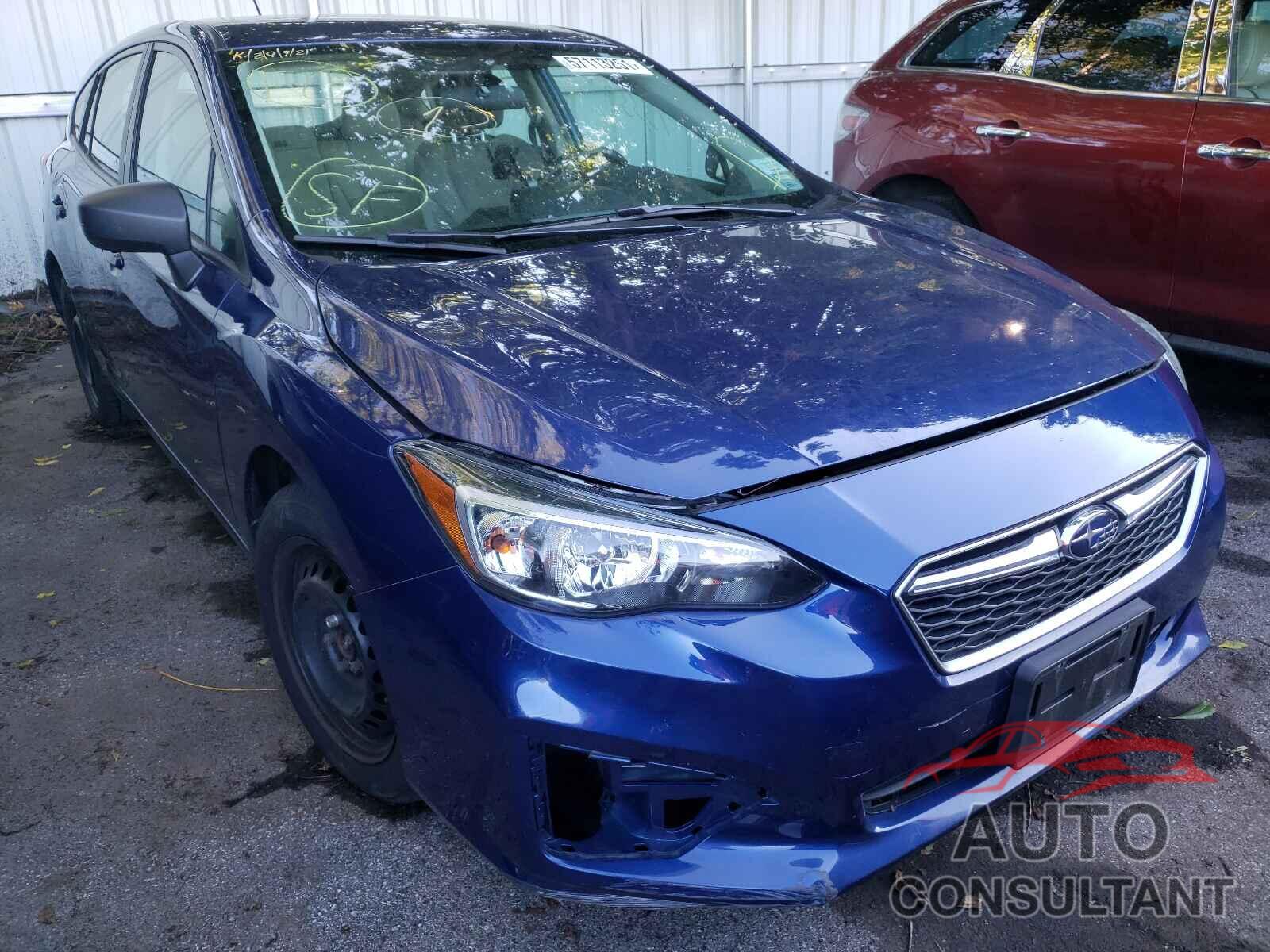 SUBARU IMPREZA 2018 - 4S3GTAA6XJ3729363