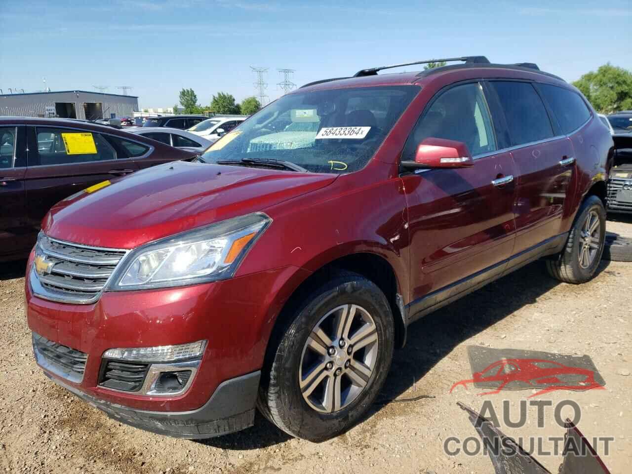 CHEVROLET TRAVERSE 2016 - 1GNKRGKD5GJ313547