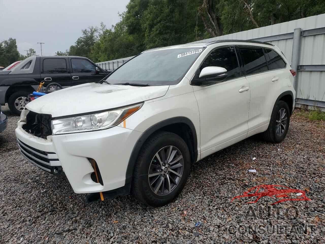 TOYOTA HIGHLANDER 2018 - 5TDKZRFH3JS539534