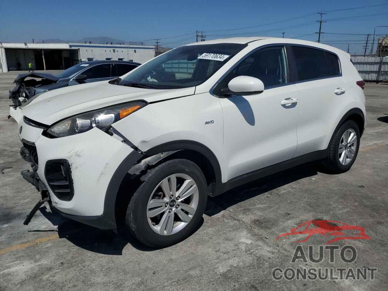 KIA SPORTAGE 2017 - KNDPMCAC4H7115314