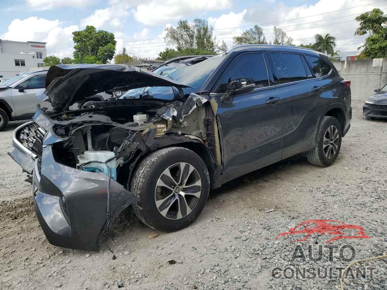 TOYOTA HIGHLANDER 2020 - 5TDGZRAH4LS022288
