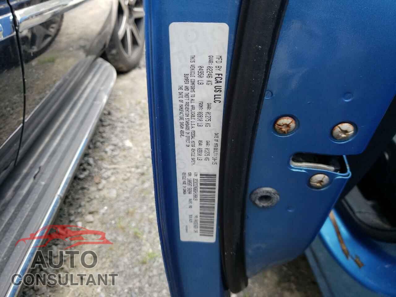 DODGE CHALLENGER 2016 - 2C3CDZAG6GH108019