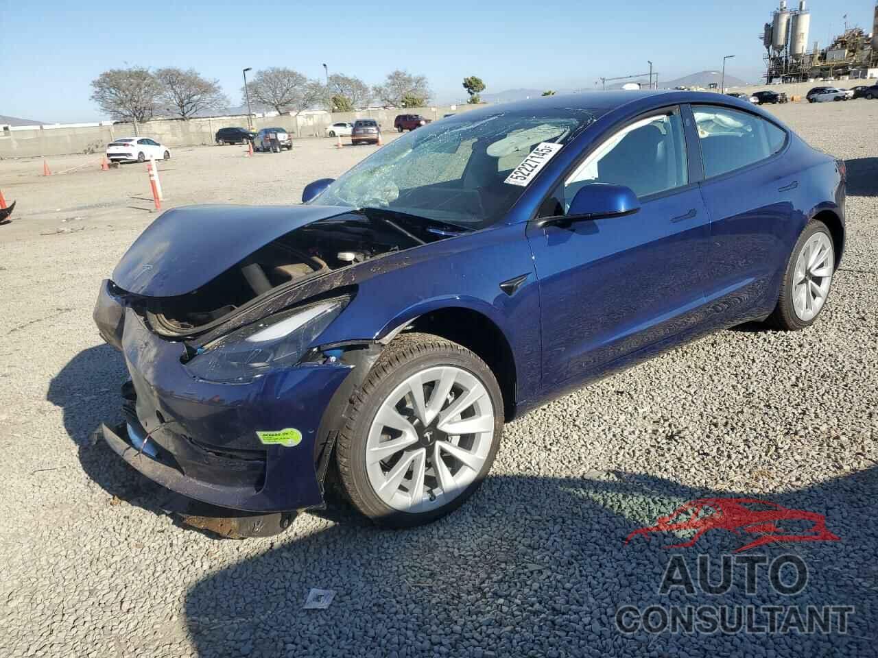 TESLA MODEL 3 2022 - 5YJ3E1EA8NF249760