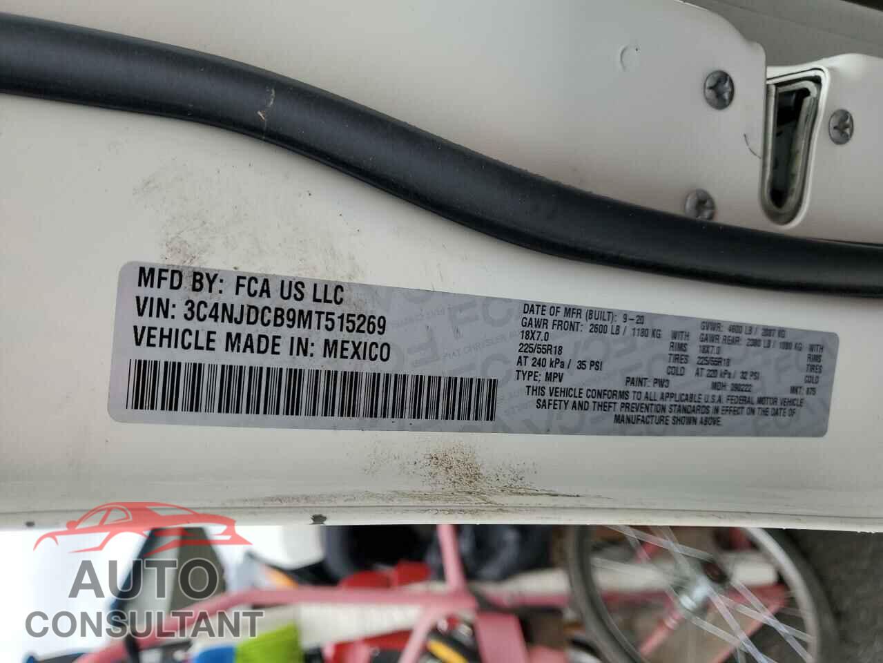JEEP COMPASS 2021 - 3C4NJDCB9MT515269