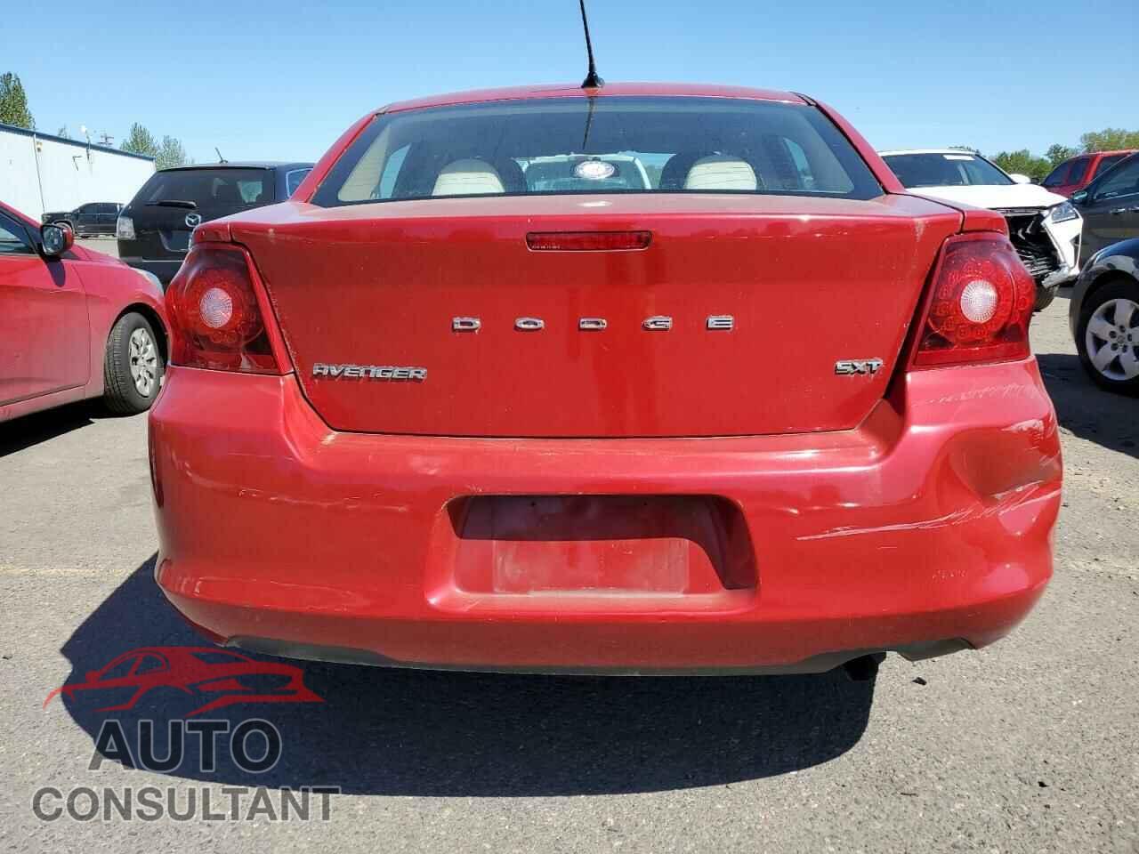 DODGE AVENGER 2012 - 1C3CDZCB2CN314313