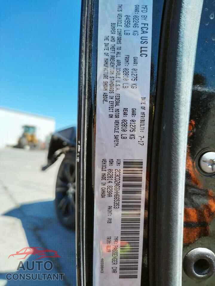DODGE CHALLENGER 2017 - 2C3CDZAG6HH665353