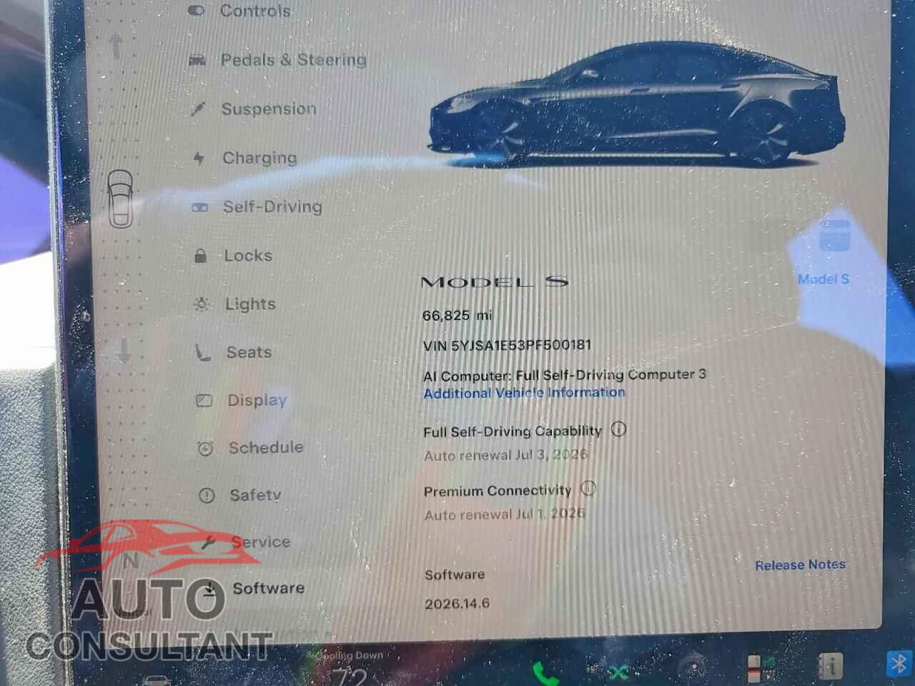 TESLA MODEL S 2023 - 5YJSA1E53PF500181