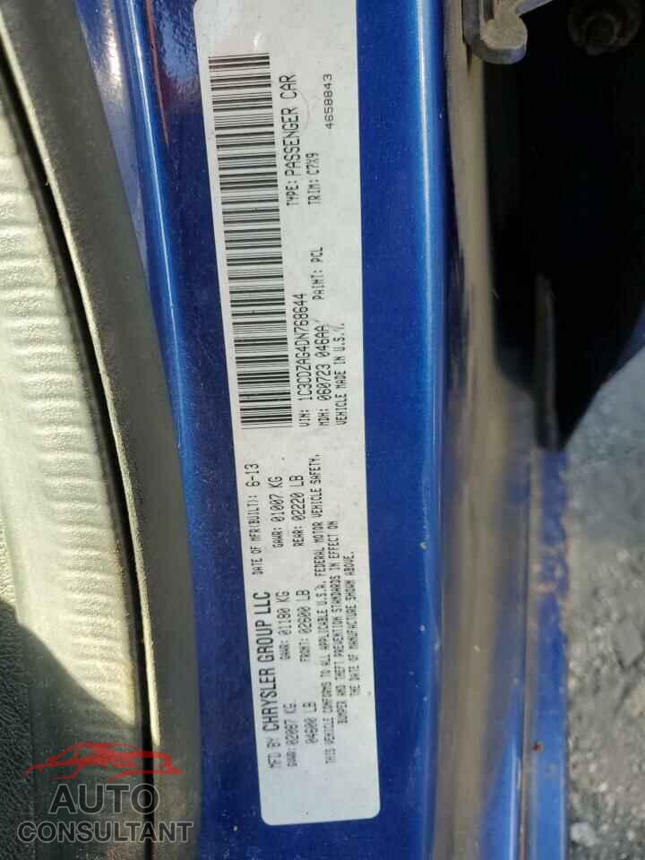 DODGE AVENGER 2013 - 1C3CDZAG4DN768644