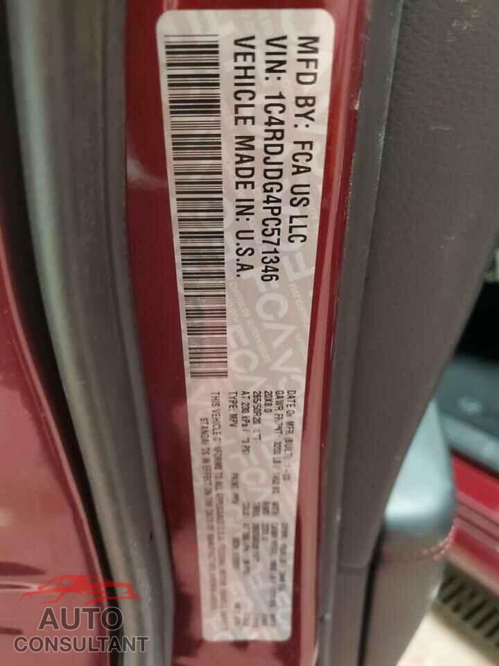 DODGE DURANGO 2023 - 1C4RDJDG4PC571346