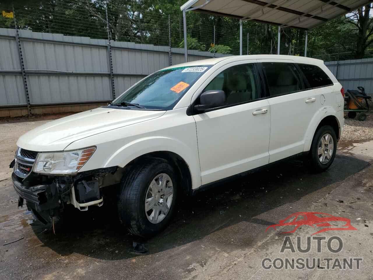 DODGE JOURNEY 2012 - 3C4PDCAB9CT278701
