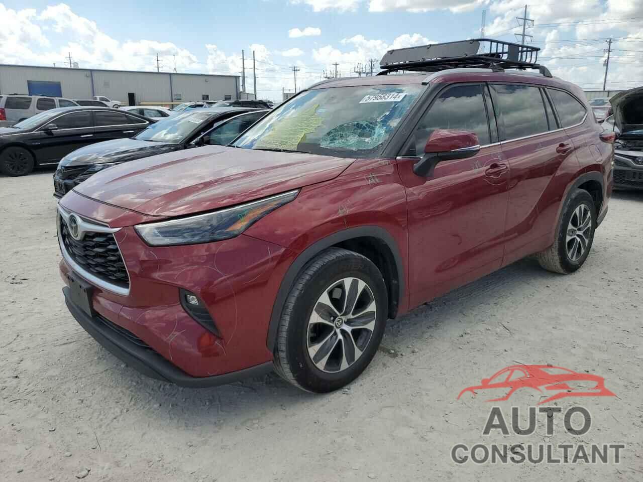 TOYOTA HIGHLANDER 2022 - 5TDGZRAH7NS100047