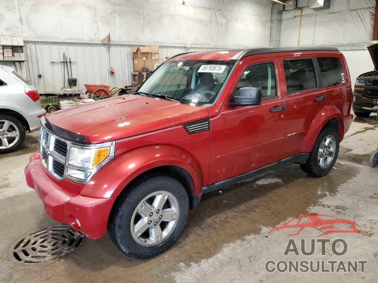 DODGE NITRO 2009 - 1D8GU28K39W515669