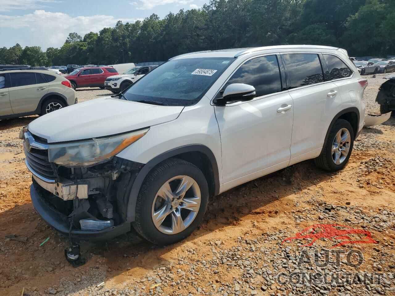 TOYOTA HIGHLANDER 2015 - 5TDYKRFHXFS071372