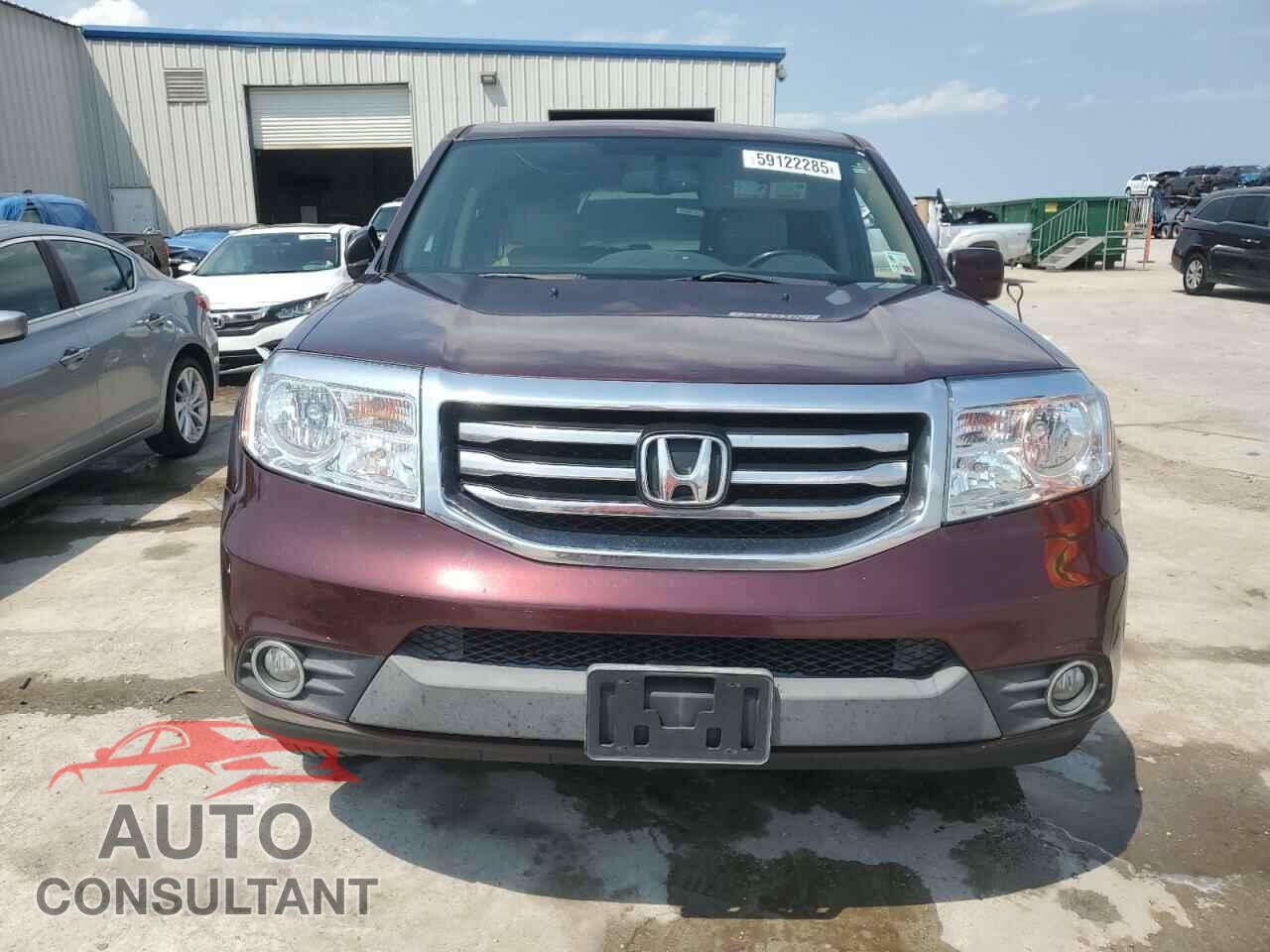 HONDA PILOT 2013 - 5FNYF3H50DB036314