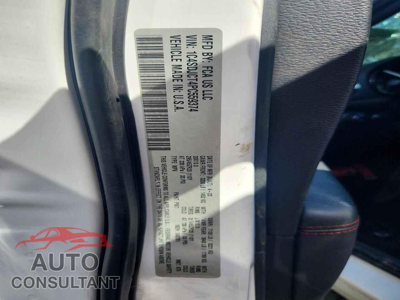 DODGE DURANGO 2023 - 1C4SDJCT4PC559374