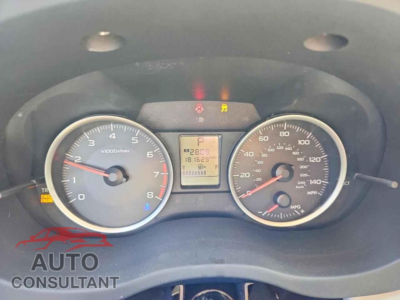 SUBARU XV 2013 - JF2GPACC8D2848998