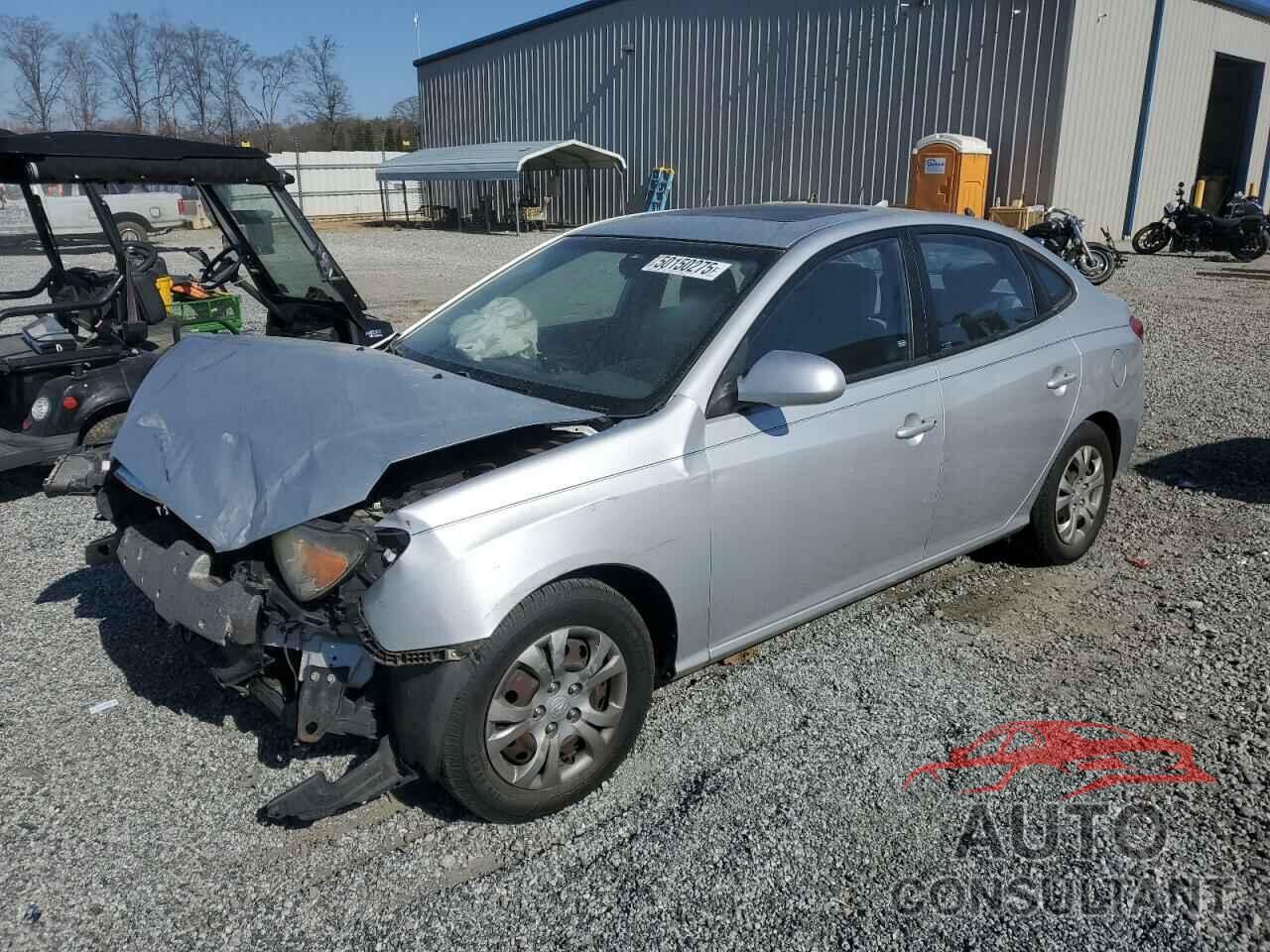 HYUNDAI ELANTRA 2010 - KMHDU4AD4AU927135