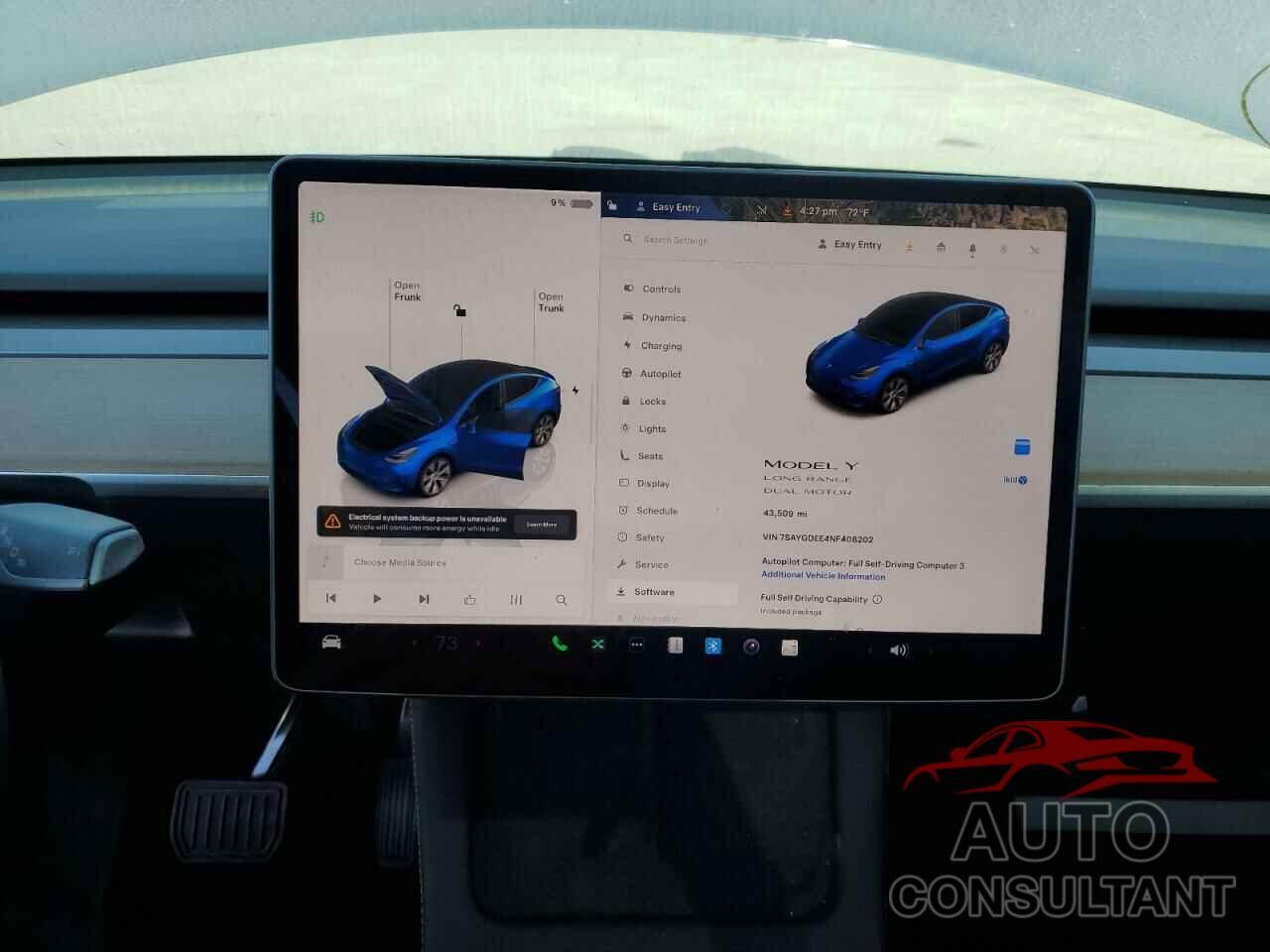 TESLA MODEL Y 2022 - 7SAYGDEE4NF408202