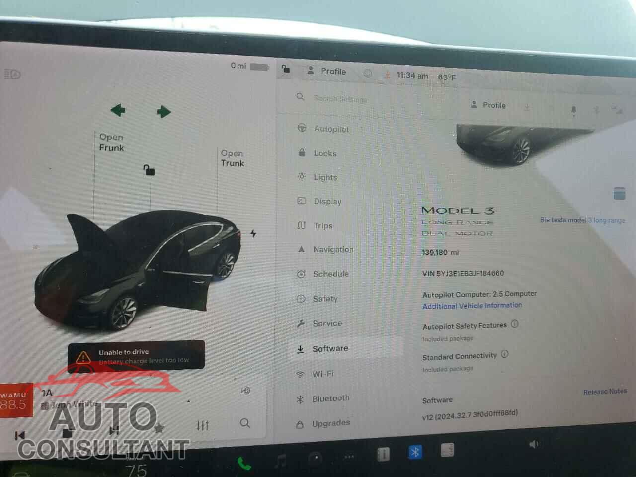 TESLA MODEL 3 2018 - 5YJ3E1EB3JF184660
