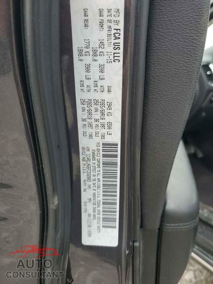 DODGE DURANGO 2015 - 1C4RDJAG6FC232803