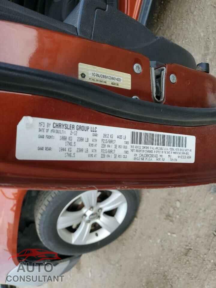 JEEP COMPASS 2012 - 1C4NJCBBXCD601433