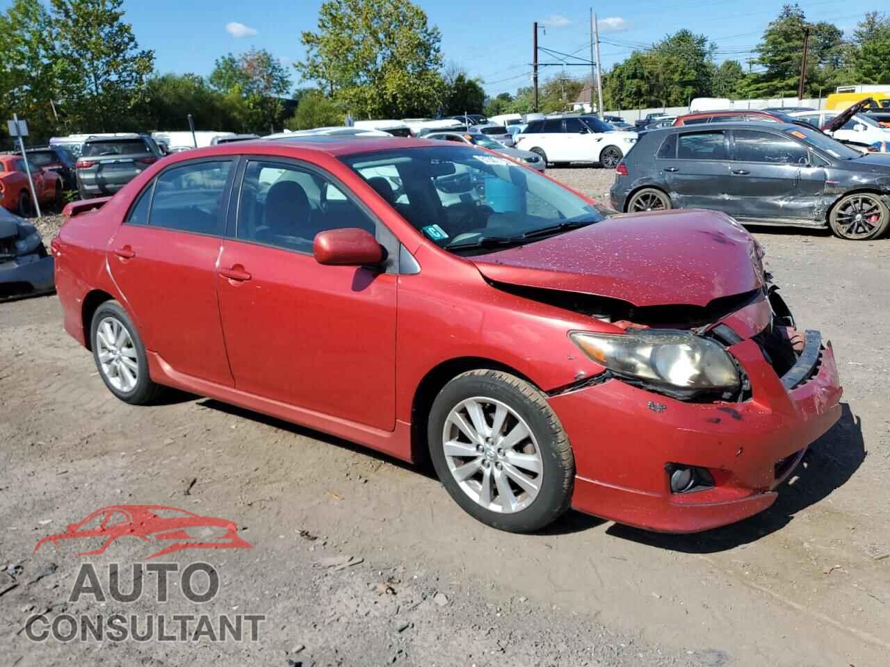 TOYOTA COROLLA 2009 - 2T1BU40E49C155489