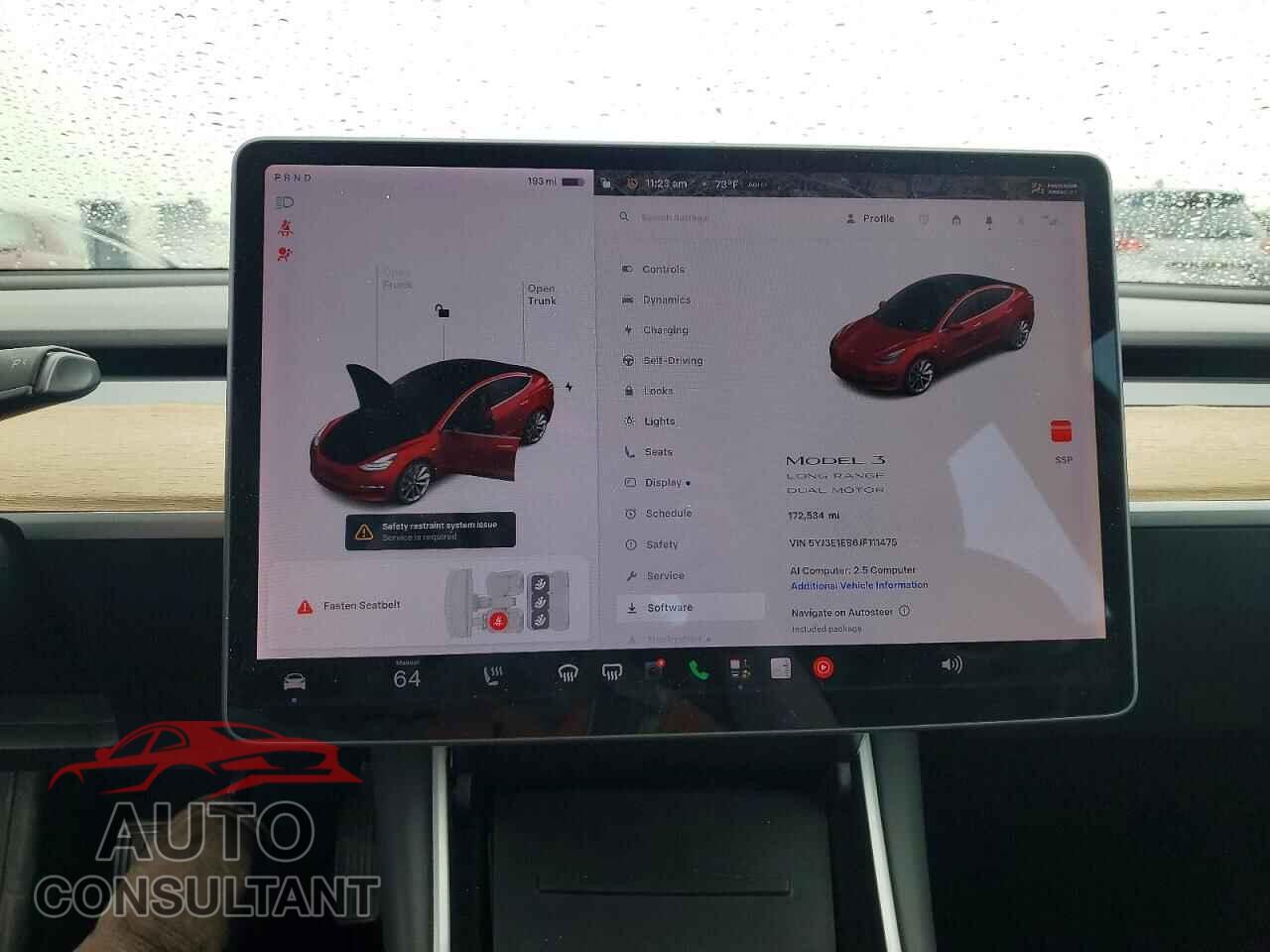 TESLA MODEL 3 2018 - 5YJ3E1EB6JF111475