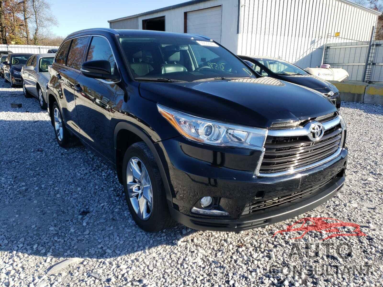 TOYOTA HIGHLANDER 2016 - 5TDDKRFH6GS276347