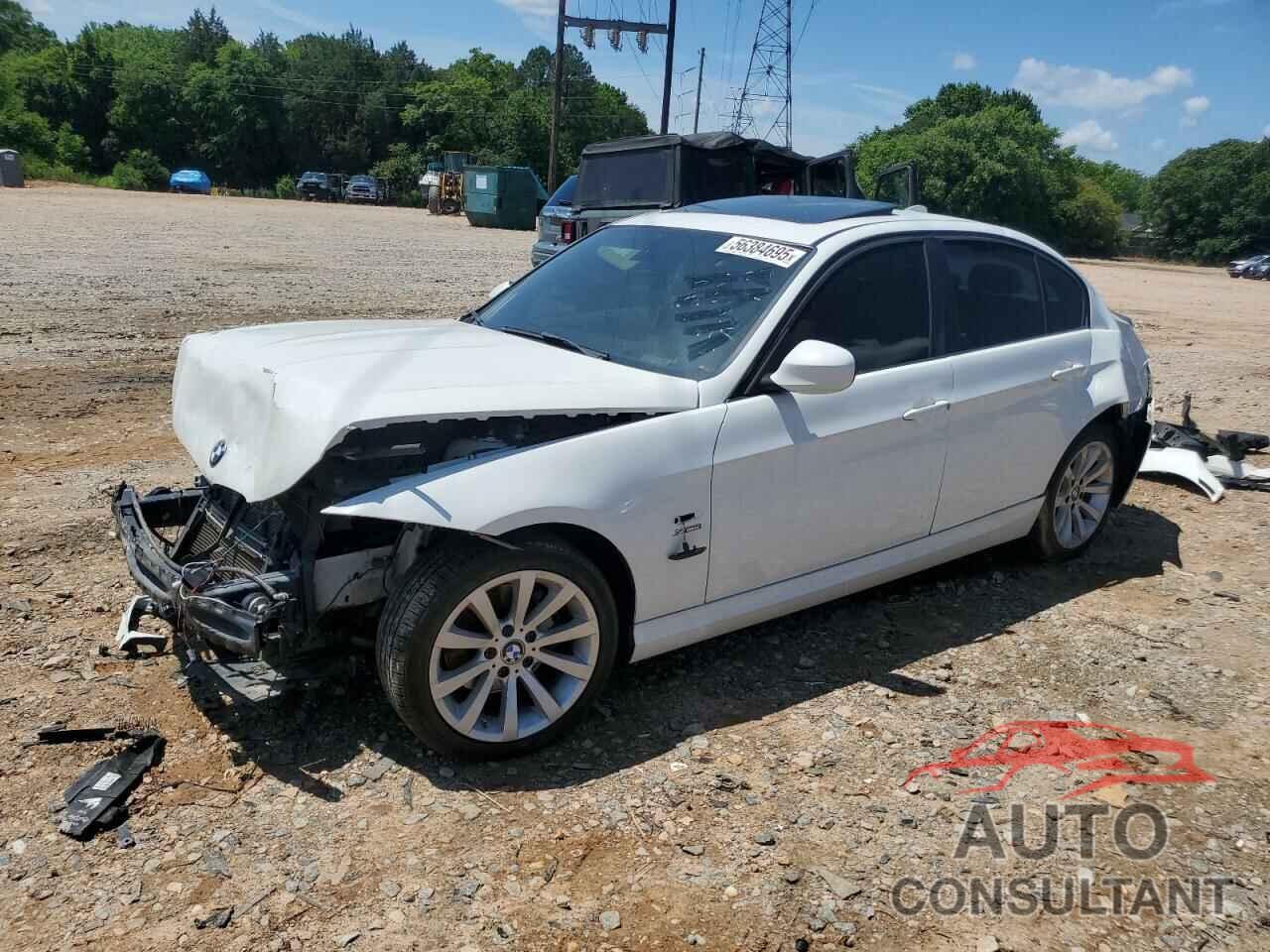 BMW 3 SERIES 2011 - WBAPK5G59BNN25102