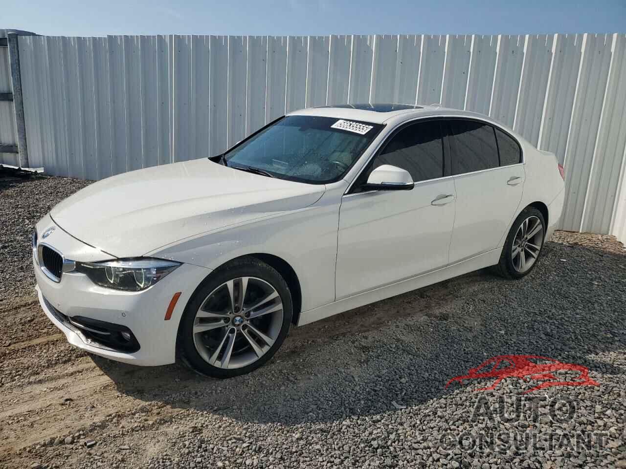 BMW 3 SERIES 2017 - WBA8B9G37HNU54002