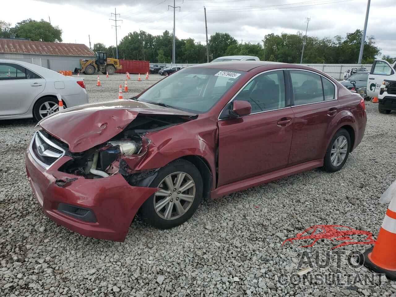 SUBARU LEGACY 2012 - 4S3BMCB6XC3004415