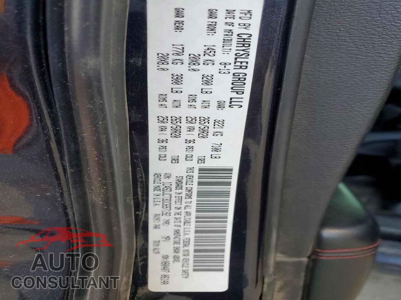 DODGE DURANGO 2013 - 1C4SDJCT3DC697192