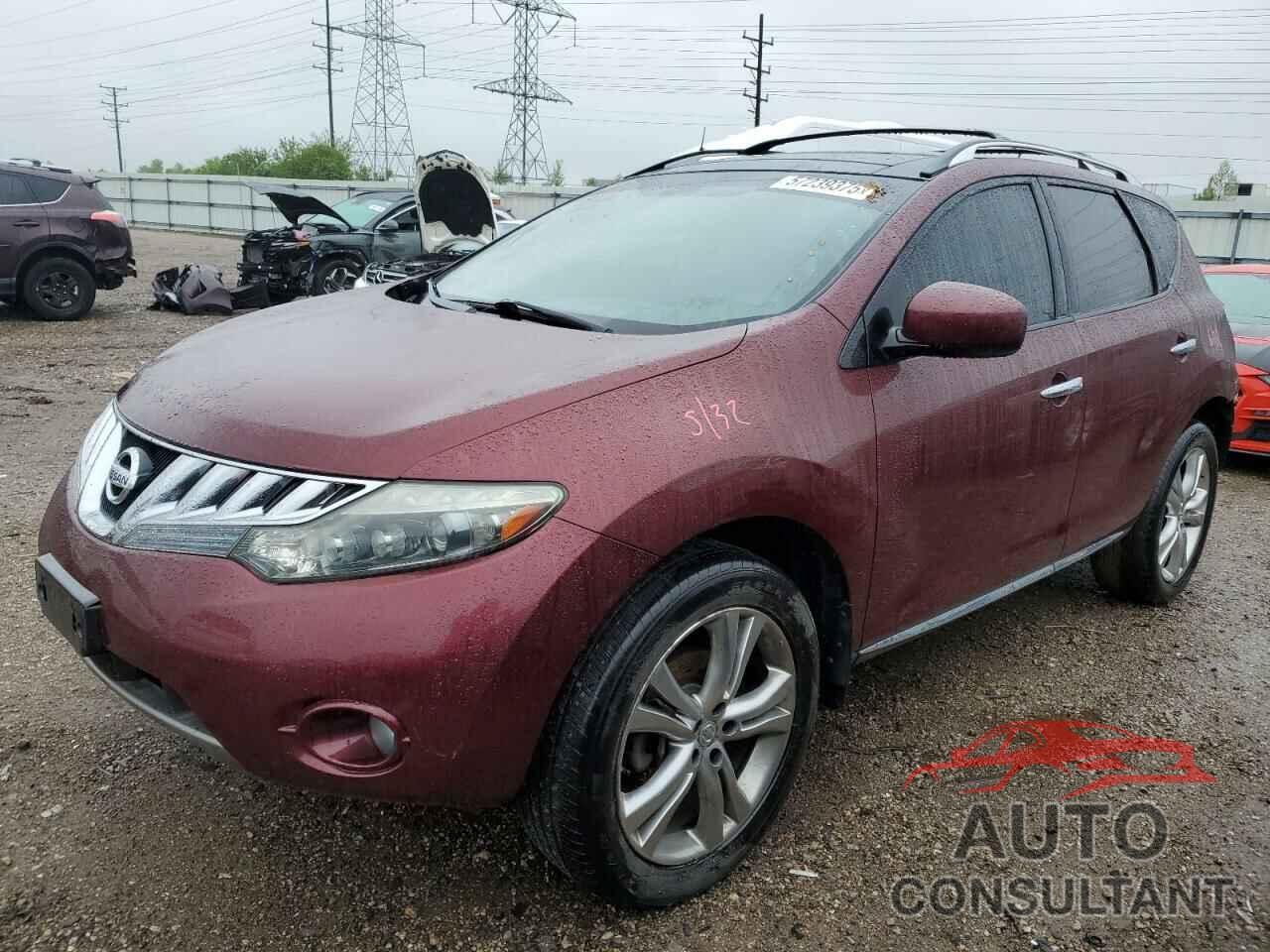 NISSAN MURANO 2009 - JN8AZ18W59W103289