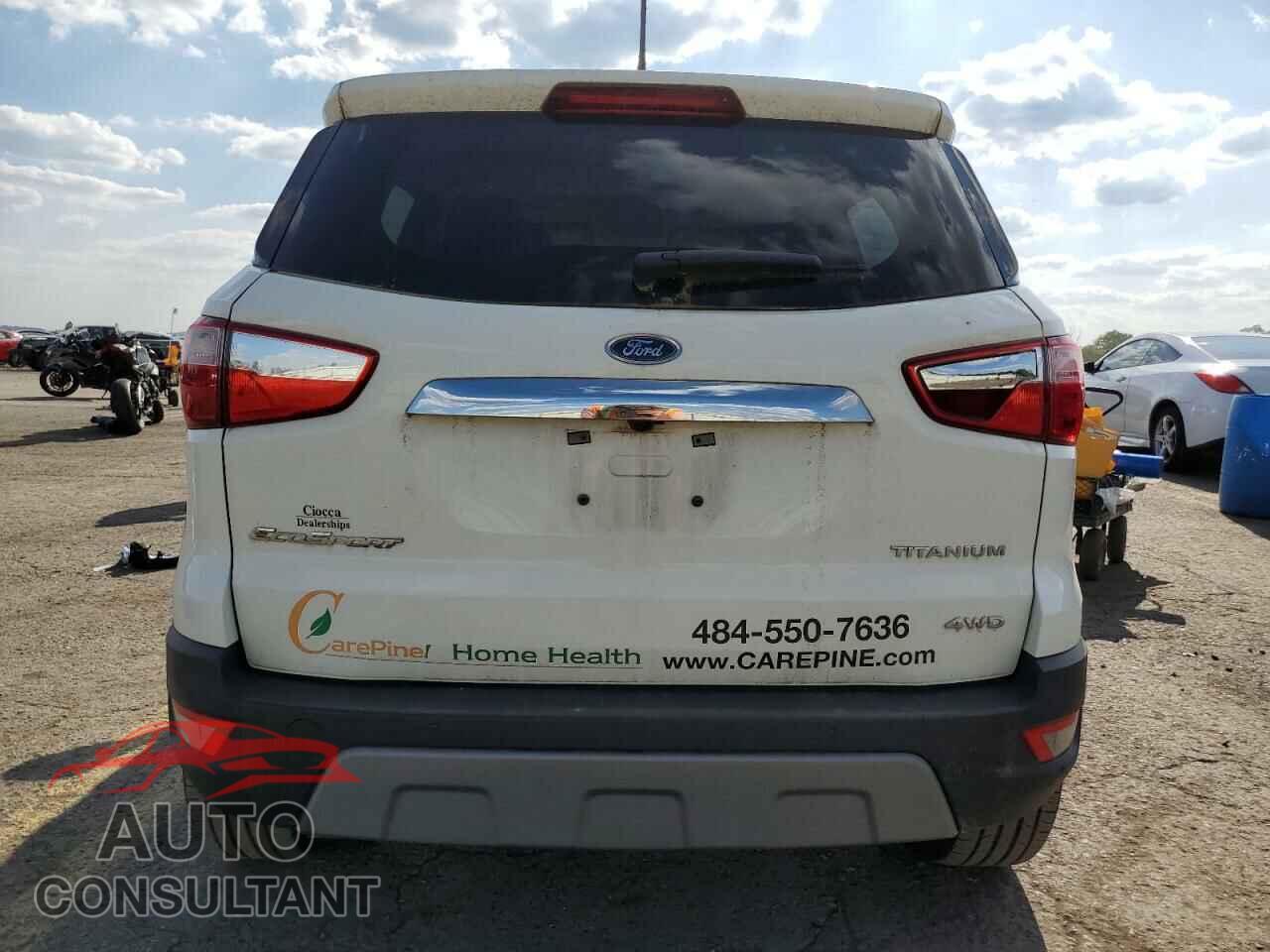 FORD ECOSPORT 2019 - MAJ6S3KL8KC285132